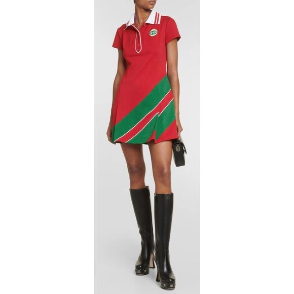 Gucci Black Janaya Platform GG Studded Tall Knee High Boot - Picture 2 of 16